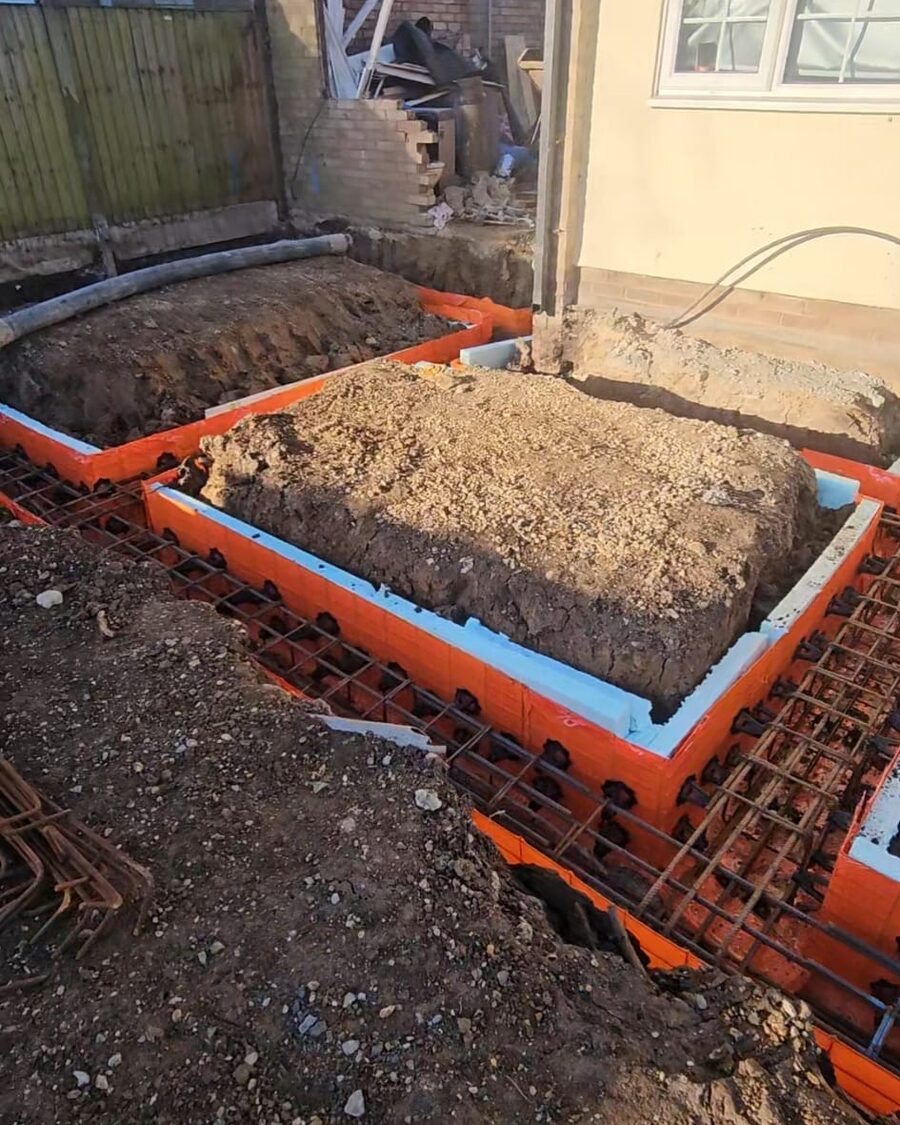 Extension Footings